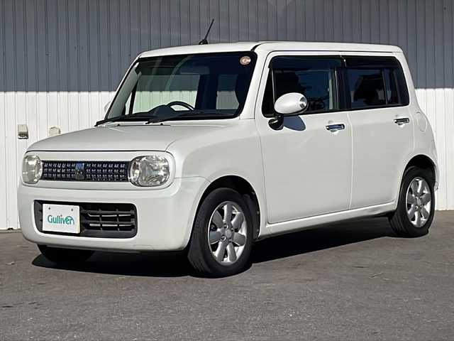 スズキ ラパン X セレクション 長野県 2013(平25)年 5.3万km パールホワイト アイドリングストップ/シートヒーター/プッシュスタート/ETC/純正14インチアルミ/保証書・取説/スペアキー