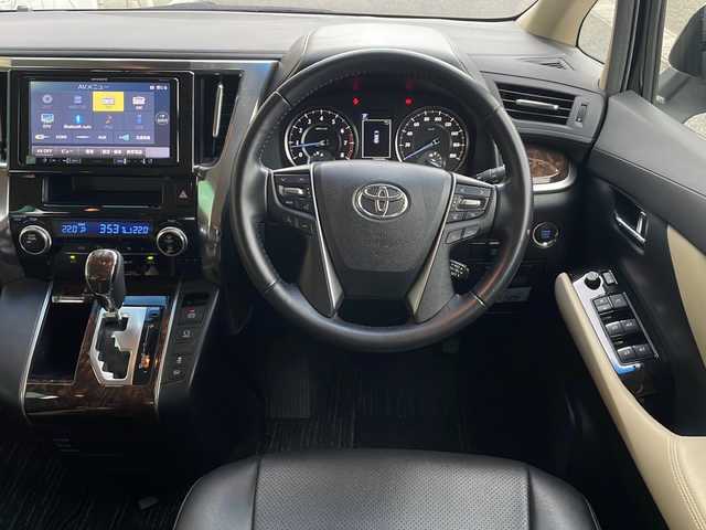 トヨタ ヴェルファイア X 岐阜県 2019(令1)年 3.1万km ブラック 禁煙車/社外9型SDナビ/AM/FM/CD/DVD/BT/HDMI/フルセグTV/バックカメラ/プリクラッシュセーフティ/両側パワースライドドア/LKA/オートライト/オートハイビーム/LEDヘッドライト/フォグランプ/クリアランスソナー /電子パーキングブレーキ/ブレーキホールド/クルーズコントロール/ドライブレコーダー/レザー調シートカバー/スマートキー/プッシュスタート /純正アルミホイール/純正フロアマット/ビルトインETC