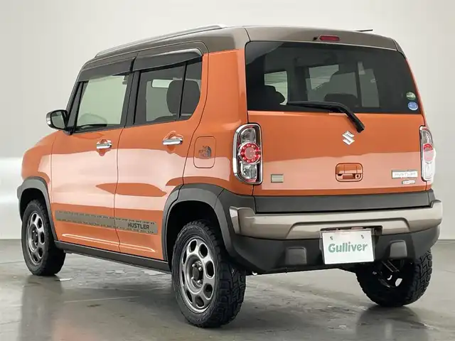 スズキ ハスラー ワンダラー 愛知県 2019(平31)年 4.8万km パッションオレンジ/ウッディブラウン2トーンルーフ 社外８型ナビ　バックカメラ　シートヒーター　禁煙　フルセグ　ＤＶＤ　ＥＴＣ　ドラレコ　デュアルカメラブレーキサポート　衝突軽減　車線逸脱　ＨＩＤオートライト　茶ハーフレザー　ツートンカラー　ＵＳＢ接続　Bluetooth　社外マット　アイドリングストップ　特別仕様車　プッシュスタート　スマートキー