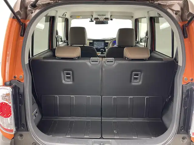 スズキ ハスラー ワンダラー 愛知県 2019(平31)年 4.8万km パッションオレンジ/ウッディブラウン2トーンルーフ 社外８型ナビ　バックカメラ　シートヒーター　禁煙　フルセグ　ＤＶＤ　ＥＴＣ　ドラレコ　デュアルカメラブレーキサポート　衝突軽減　車線逸脱　ＨＩＤオートライト　茶ハーフレザー　ツートンカラー　ＵＳＢ接続　Bluetooth　社外マット　アイドリングストップ　特別仕様車　プッシュスタート　スマートキー