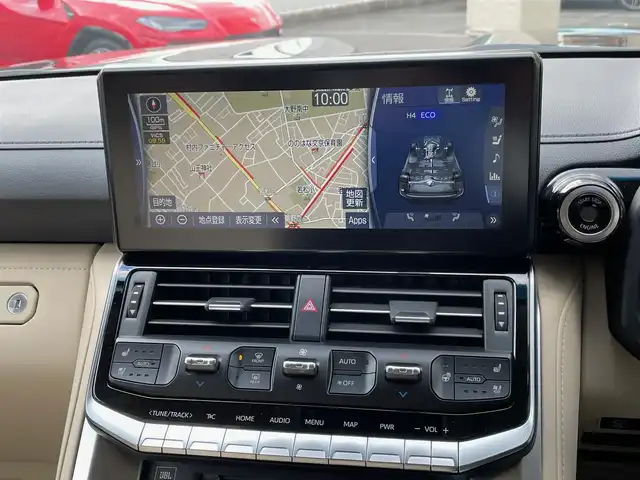 トヨタ ランドクルーザー ZX 神奈川県 2023(令5)年 0.4万km ブラック ワンオーナー/サンルーフ/ベージュ革シート/モデリスタエアロ(F/R)/クールBOX/純正メモリーナビ・地デジTV/リヤエンターテイメント/JBLスピーカー/純正CD/DVD/SD/MSV/BT/USB/Miracast/パノラマモニター/ビルトインETC2.0/前後ドライブレコーダー/前席パワーシート/1・2列目シートヒーター・エアシート/ステアリングヒーター/純正20インチAW/LEDライト/LEDフォグライト/パワーバックドア/3列目電動格納シート/トヨタセーフティセンス/レーダークルーズコントロール/PCS/LTA/BSM/PKSB/RCTA/RSA/コーナーセンサー/オートハイビーム/HUD/AC100V/純正エンジンスターター/デフロック/プッシュスタート/スマートキー×2/R6年ディーラー整備記録/保証書・取説あり