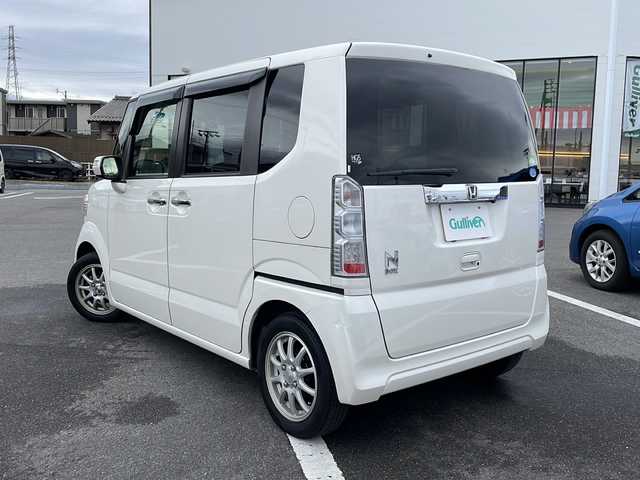 ホンダ Ｎ ＢＯＸ G L SSパッケージ 岐阜県 2015(平27)年 10.9万km パール 純正ナビ/プッシュスタート/スマートキー/スペアキー/バックモニター/ワンセグ/ETC/社外ドラレコ/純正マット/両側パワースライドドア/純正AW/ドアバイザー/ハロゲンライト/衝突軽減システム