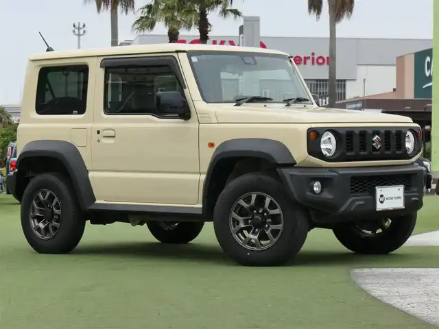 スズキ ジムニー シエラ JL 千葉県 2018(平30)年 6.1万km シフォンアイボリーM 前席シートヒーター/社外LEDヘッドライト/フォグライト/純正15インチアルミホイル/サイド/カーテンエアバッグ/携帯リモコン