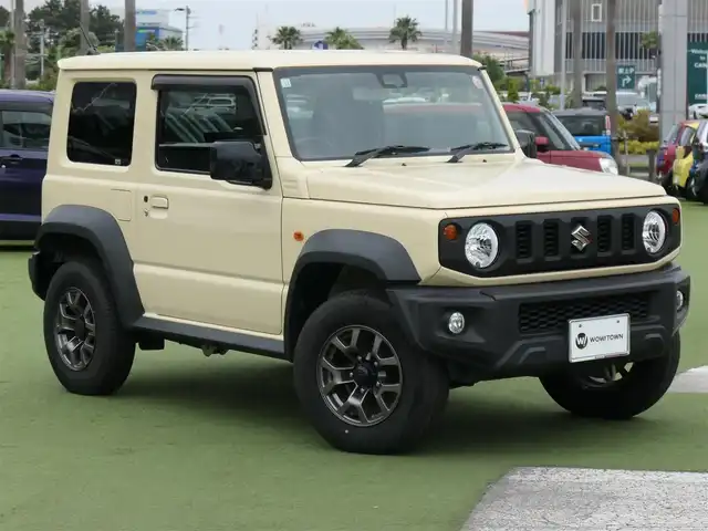 スズキ ジムニー シエラ JL 千葉県 2018(平30)年 6.1万km シフォンアイボリーM 前席シートヒーター/社外LEDヘッドライト/フォグライト/純正15インチアルミホイル/サイド/カーテンエアバッグ/携帯リモコン