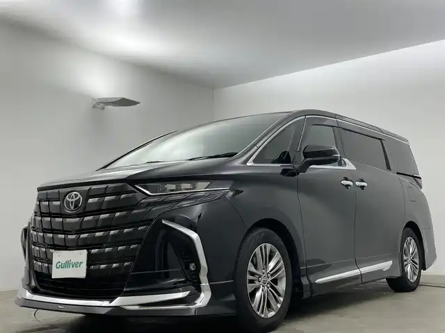 トヨタ アルファード Z 岡山県 2024(令6)年 1.1万km ブラック モデリスタフルエアロ(F/S/R)/モデリスタマフラー/合皮シート/アラウンドビューモニター/純正13.2インチディスプレイオーディオ/（Bluetooth/フルセグTV/Carplay)/ドライブレコーダー（前後）/パワーシート(D/N)/メモリーシート/デジタルインナーミラー/置くだけ充電/シートヒーター（前席/2列目）/エアシート（前席/2列目）/ステアリングヒーター/オートハイビーム/三眼LEDヘッドライト/フォグランプ/両側パワースライドドア/ドアバイザー/踏み間違い防止/横滑り防止