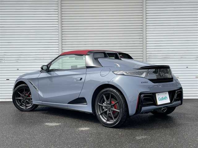 ホンダ Ｓ６６０ モデューロX 福島県 2022(令4)年 0.5万km ソニックグレーパール 純正ナビ/BT/USB/フルセグTV/専用スポーツレザーシート/専用アクティブスポイラー/専用アルミホイール/シティーブレーキアクティブシステム/クルーズコントロール/ステアリングリモコン/シートヒーター/バックカメラ/オートライト/LEDヘッドライト/フォグライト/プッシュスタート/純正フロアマット/ETC