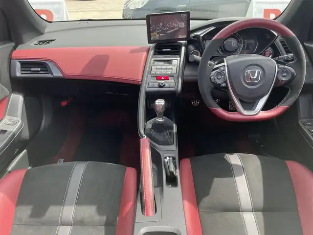 ホンダ Ｓ６６０ モデューロX 福島県 2022(令4)年 0.5万km ソニックグレーパール 純正ナビ/BT/USB/フルセグTV/専用スポーツレザーシート/専用アクティブスポイラー/専用アルミホイール/シティーブレーキアクティブシステム/クルーズコントロール/ステアリングリモコン/シートヒーター/バックカメラ/オートライト/LEDヘッドライト/フォグライト/プッシュスタート/純正フロアマット/ETC