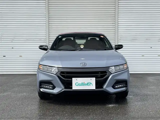 ホンダ Ｓ６６０ モデューロX 福島県 2022(令4)年 0.5万km ソニックグレーパール 純正ナビ/BT/USB/フルセグTV/専用スポーツレザーシート/専用アクティブスポイラー/専用アルミホイール/シティーブレーキアクティブシステム/クルーズコントロール/ステアリングリモコン/シートヒーター/バックカメラ/オートライト/LEDヘッドライト/フォグライト/プッシュスタート/純正フロアマット/ETC