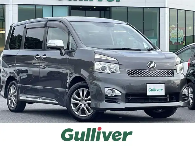 トヨタ ヴォクシー ZS 煌Ⅱ 島根県 2011(平23)年 7.2万km グレーメタリック 社外ナビ/CD/DVD/DTV/Bluetooth/バックカメラ/アルパインフリップダウンモニター/両側パワースライドドア/ドライブレコーダー/ETC/HIDオートライト/パドルシフト/純正フロアマット/ドアバイザー/スマートキー/プッシュスタート