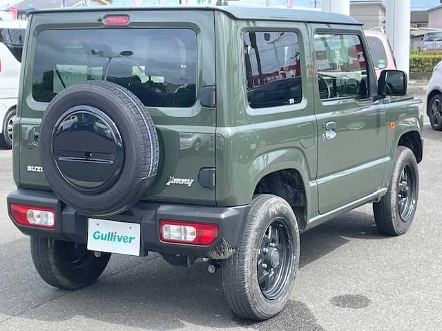 スズキ ジムニー XL 静岡県 2022(令4)年 2.5万km ジャングルグリーン ワンオーナー/社外ディスプレイオーディオ/Bluetooth/純正フロアマット/スマートキー/プッシュスタート/オートライト/アイドリングストップ/ETC
