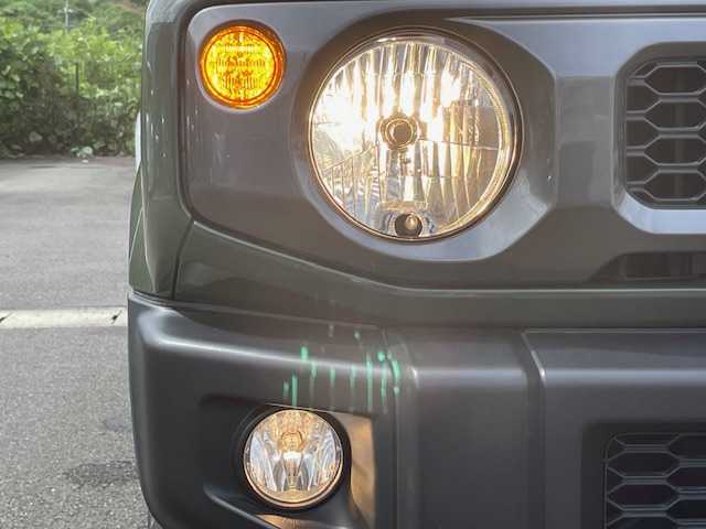 スズキ ジムニー XL 静岡県 2022(令4)年 2.5万km ジャングルグリーン ワンオーナー/社外ディスプレイオーディオ/Bluetooth/純正フロアマット/スマートキー/プッシュスタート/オートライト/アイドリングストップ/ETC
