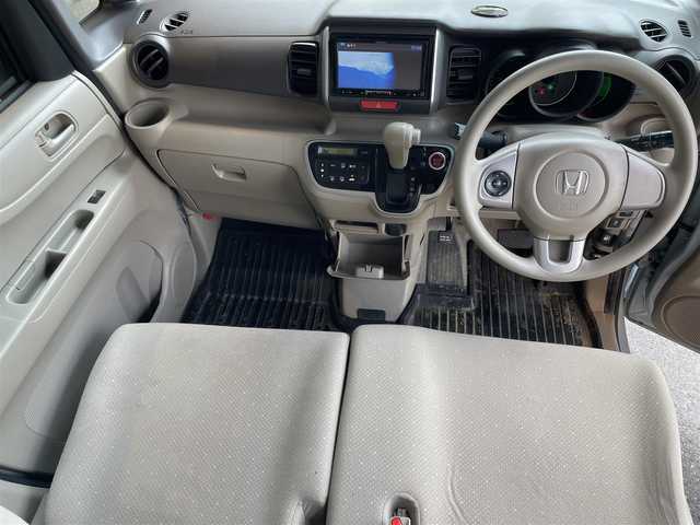 ホンダ Ｎ ＢＯＸ G Lパッケージ 高知県 2012(平24)年 15.7万km 青 ナビ（MDV-737DT)/【AM/FM/BT/フルセグTV/CD】/片側パワースライドドア/プッシュスタート/ETC