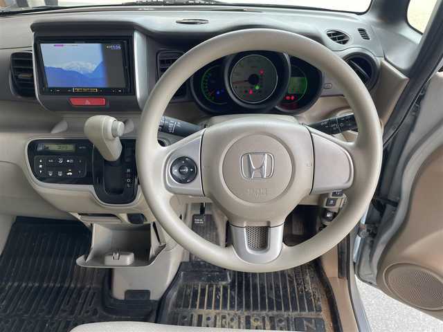 ホンダ Ｎ ＢＯＸ G Lパッケージ 高知県 2012(平24)年 15.7万km 青 ナビ（MDV-737DT)/【AM/FM/BT/フルセグTV/CD】/片側パワースライドドア/プッシュスタート/ETC
