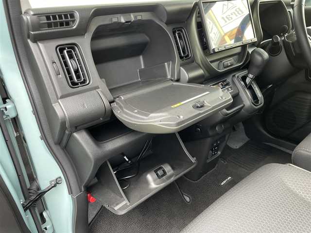 スズキ ハスラー タフワイルド・ターボ 愛知県 2024(令6)年 1万km オフブルーメタリック/ブラック 2トーン /禁煙//ATOTOディスプレイオーディオ/BT/USB//シートヒーター//革巻きステア/ステアスイッチ/パドルシフト//純正LEDオートライト/オートハイビーム//純正LEDフォグ//デュアルカメラブレーキサポート/ACC//ルーフレール//シートバックテーブル//純正15インチAW//純正フロアマット//新車時保証書//スペアスマートキー有