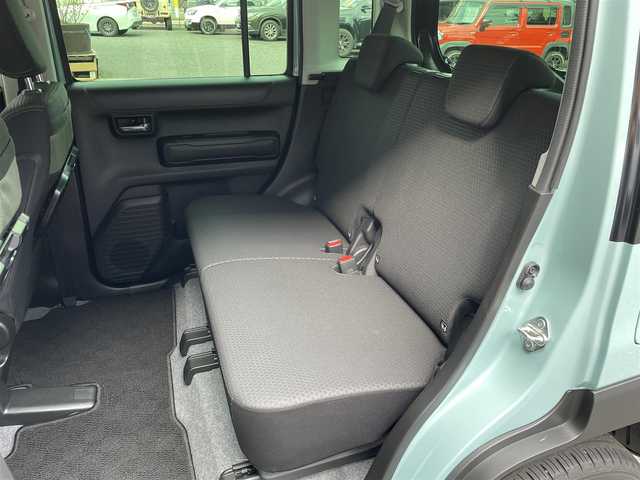 スズキ ハスラー タフワイルド・ターボ 愛知県 2024(令6)年 1万km オフブルーメタリック/ブラック 2トーン /禁煙//ATOTOディスプレイオーディオ/BT/USB//シートヒーター//革巻きステア/ステアスイッチ/パドルシフト//純正LEDオートライト/オートハイビーム//純正LEDフォグ//デュアルカメラブレーキサポート/ACC//ルーフレール//シートバックテーブル//純正15インチAW//純正フロアマット//新車時保証書//スペアスマートキー有