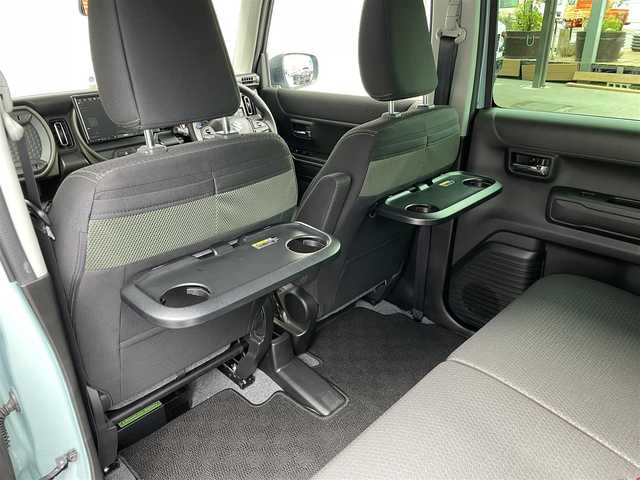 スズキ ハスラー タフワイルド・ターボ 愛知県 2024(令6)年 1万km オフブルーメタリック/ブラック 2トーン /禁煙//ATOTOディスプレイオーディオ/BT/USB//シートヒーター//革巻きステア/ステアスイッチ/パドルシフト//純正LEDオートライト/オートハイビーム//純正LEDフォグ//デュアルカメラブレーキサポート/ACC//ルーフレール//シートバックテーブル//純正15インチAW//純正フロアマット//新車時保証書//スペアスマートキー有