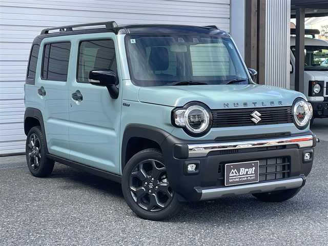 スズキ ハスラー タフワイルド・ターボ 愛知県 2024(令6)年 1万km オフブルーメタリック/ブラック 2トーン /禁煙//ATOTOディスプレイオーディオ/BT/USB//シートヒーター//革巻きステア/ステアスイッチ/パドルシフト//純正LEDオートライト/オートハイビーム//純正LEDフォグ//デュアルカメラブレーキサポート/ACC//ルーフレール//シートバックテーブル//純正15インチAW//純正フロアマット//新車時保証書//スペアスマートキー有
