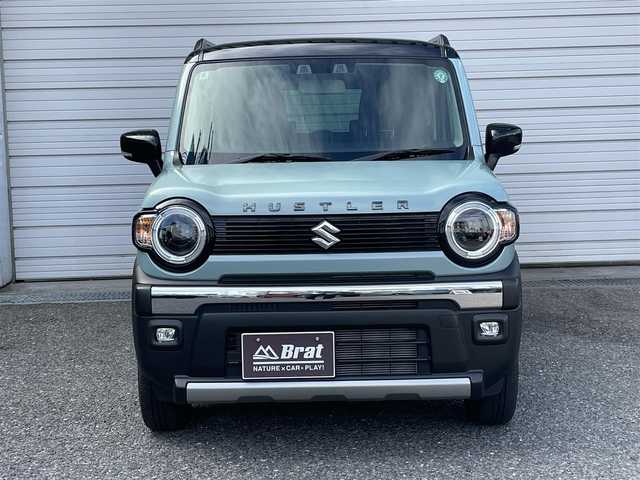 スズキ ハスラー タフワイルド・ターボ 愛知県 2024(令6)年 1万km オフブルーメタリック/ブラック 2トーン /禁煙//ATOTOディスプレイオーディオ/BT/USB//シートヒーター//革巻きステア/ステアスイッチ/パドルシフト//純正LEDオートライト/オートハイビーム//純正LEDフォグ//デュアルカメラブレーキサポート/ACC//ルーフレール//シートバックテーブル//純正15インチAW//純正フロアマット//新車時保証書//スペアスマートキー有