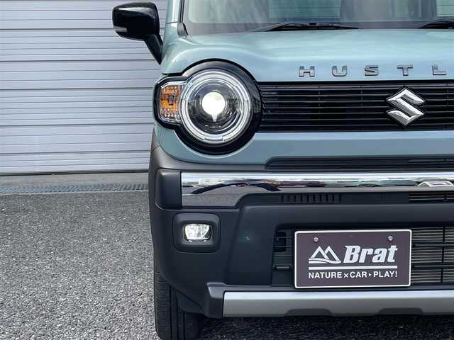 スズキ ハスラー タフワイルド・ターボ 愛知県 2024(令6)年 1万km オフブルーメタリック/ブラック 2トーン /禁煙//ATOTOディスプレイオーディオ/BT/USB//シートヒーター//革巻きステア/ステアスイッチ/パドルシフト//純正LEDオートライト/オートハイビーム//純正LEDフォグ//デュアルカメラブレーキサポート/ACC//ルーフレール//シートバックテーブル//純正15インチAW//純正フロアマット//新車時保証書//スペアスマートキー有