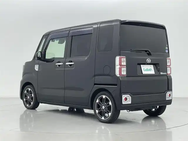 ダイハツ ウェイク G ターボ　レジャーエディション SA Ⅱ 熊本県 2016(平28)年 3.1万km ブラックマイカメタリック アルパイン7インチナビVIEーX08（ＣＤ・ＤＶＤ・フルセグ・ＳＤ）/社外前方ドライブレコーダー　/バックカメラ　/ＥＴＣ　/両側パワースライドドア　/後ろのみクリアランスソナー　/衝突軽減ブレーキ　/横滑り防止　/アイドリングストップ/オートエアコン/電動格納ミラー/イージーケアフロア/LEDルームランプ/社外フロアマット/純正１５インチAW/オートライト/LEDヘッドライト/スマートキー/プッシュスタート