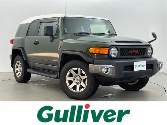 トヨタ ＦＪクルーザー 富山県 2014(平26)年 9.1万km ＤグリーンⅡ 4WD/寒冷地仕様/純正ナビ【NSZT-W62G】/(AM/FM/CD/DD/USB/BT)/フルセグTV/バックカメラ/クルーズコントロール/LEDヘッドライト/リアパーキングセンサー/横滑り防止装置/ETC/リモコンキー/純正17インチAW/社外フロアマット