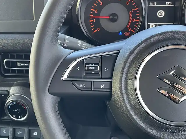 スズキ ジムニー XC 東京都 2025(令7)年 0.1千km ブルーイッシュブラックパール3 登録済未使用車 /セーフティサポート/（予防安全技術）/・デュアルセンサーブレーキサポート/・誤発進抑制機能/・車線逸脱警報機能/・ふらつき警報/・先行車発進お知らせ機能/・標識認識機能/・ハイビームアシスト/LEDヘッドライト /クルーズコントロ―ル /ヘッドランプウォッシャー /アイドリングストップ/撥水加工ファブリックシート　/前席シートヒーター　/プッシュエンジンスタート /スマートキー/保証書＆取説/Wエアバック＆ABS