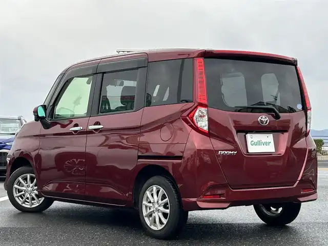 トヨタ ルーミー G 島根県 2021(令3)年 1.4万km ファイアークォーツレッドM 登録時走行距離　13908km/ワンオーナー/保証書/取扱説明書/純正ナビ（NSZT-W68T）/（AM/FM/CD/DVD/Bluetooth）/フルセグテレビ/アラウンドビューモニター/両側パワースライドドア/サンシェード/ウィンカーミラー/ドアバイザー/純正フロアマット/横滑り防止装置/衝突軽減システム/車線逸脱警報/コーナーセンサー/オートライト/ビルドインETC/ドライブレコーダー