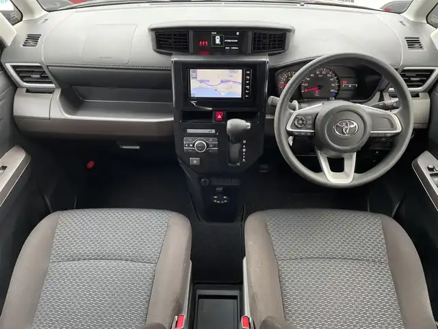 トヨタ ルーミー G 島根県 2021(令3)年 1.4万km ファイアークォーツレッドM 登録時走行距離　13908km/ワンオーナー/保証書/取扱説明書/純正ナビ（NSZT-W68T）/（AM/FM/CD/DVD/Bluetooth）/フルセグテレビ/アラウンドビューモニター/両側パワースライドドア/サンシェード/ウィンカーミラー/ドアバイザー/純正フロアマット/横滑り防止装置/衝突軽減システム/車線逸脱警報/コーナーセンサー/オートライト/ビルドインETC/ドライブレコーダー