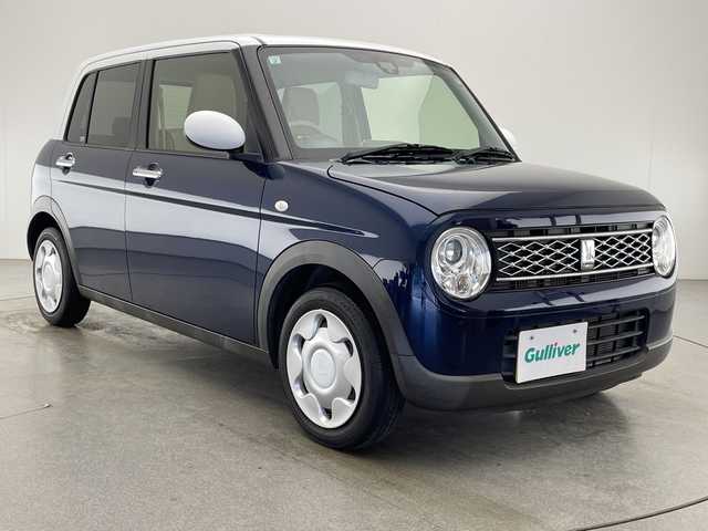 スズキ ラパン モード 宮崎県 2019(平31)年 3.9万km ノクターンブルーパール/ホワイト 2トーンルーフ 禁煙車/衝突被害軽減ブレーキ/社外ディスプレイオーディオ/（カロッツェリア/FH-9400DVS/Bluetooth/CD/DVD）/純正LEDオートライト/純正セキュリティアラーム/純正フロアマット/エネチャージ/前席シートヒーター/オートエアコン/ウッド調パネル/スマートキー/プッシュエンジンスタート/新車時保証書/取扱い説明書