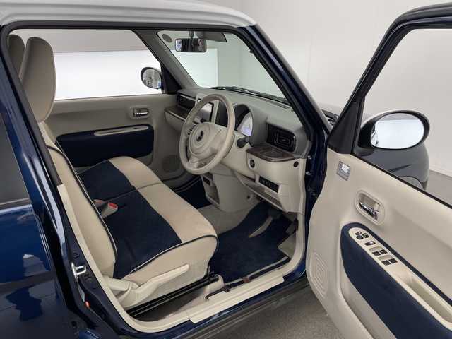 スズキ ラパン モード 宮崎県 2019(平31)年 3.9万km ノクターンブルーパール/ホワイト 2トーンルーフ 禁煙車/衝突被害軽減ブレーキ/社外ディスプレイオーディオ/（カロッツェリア/FH-9400DVS/Bluetooth/CD/DVD）/純正LEDオートライト/純正セキュリティアラーム/純正フロアマット/エネチャージ/前席シートヒーター/オートエアコン/ウッド調パネル/スマートキー/プッシュエンジンスタート/新車時保証書/取扱い説明書