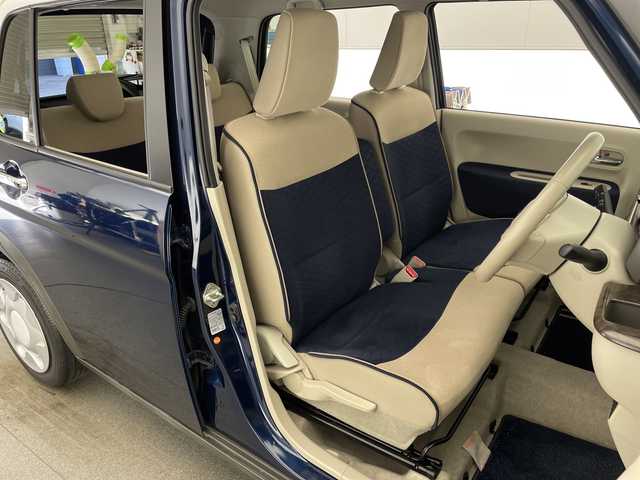 スズキ ラパン モード 宮崎県 2019(平31)年 3.9万km ノクターンブルーパール/ホワイト 2トーンルーフ 禁煙車/衝突被害軽減ブレーキ/社外ディスプレイオーディオ/（カロッツェリア/FH-9400DVS/Bluetooth/CD/DVD）/純正LEDオートライト/純正セキュリティアラーム/純正フロアマット/エネチャージ/前席シートヒーター/オートエアコン/ウッド調パネル/スマートキー/プッシュエンジンスタート/新車時保証書/取扱い説明書