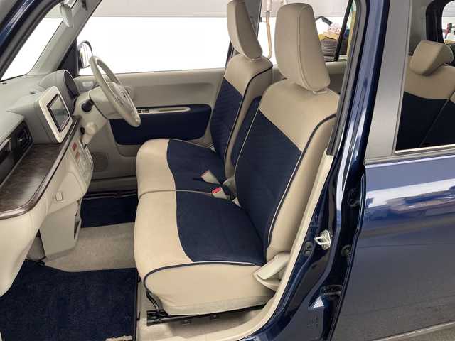 スズキ ラパン モード 宮崎県 2019(平31)年 3.9万km ノクターンブルーパール/ホワイト 2トーンルーフ 禁煙車/衝突被害軽減ブレーキ/社外ディスプレイオーディオ/（カロッツェリア/FH-9400DVS/Bluetooth/CD/DVD）/純正LEDオートライト/純正セキュリティアラーム/純正フロアマット/エネチャージ/前席シートヒーター/オートエアコン/ウッド調パネル/スマートキー/プッシュエンジンスタート/新車時保証書/取扱い説明書