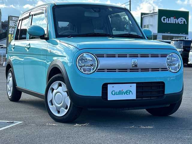 スズキ ラパン G 山梨県 2018(平30)年 2.9万km フレンチミントPM 純正SDナビ　/フルセグTV　/Bluetooth /純正ドラレコ　/純正フロアマット　/ABS　/横滑り防止装置　/盗難防止装置/運転席/助手席エアバッグ　/衝突被害軽減システム　/パワーステアリング　/パワーウインド