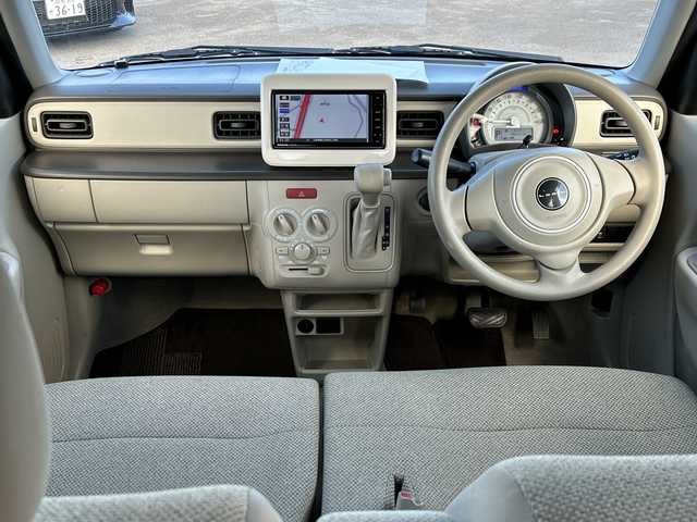 スズキ ラパン G 山梨県 2018(平30)年 2.9万km フレンチミントPM 純正SDナビ　/フルセグTV　/Bluetooth /純正ドラレコ　/純正フロアマット　/ABS　/横滑り防止装置　/盗難防止装置/運転席/助手席エアバッグ　/衝突被害軽減システム　/パワーステアリング　/パワーウインド