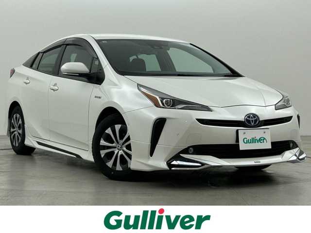 トヨタ プリウス A 福岡県 2019(令1)年 6.8万km ホワイトパールクリスタルシャイン ワンオーナー　/モデリスタエアロ　/純正ナビ（フルセグ）　/バックカメラ　/ドラレコ　/ＥＴＣ　/ＡＣＣ　/コーナーセンサー　/衝突軽減ブレーキ　/レーンキープ　/ＢＳＭ　/ＰＫＳＢ　/ＲＣＴＡ　/パーキングアシスト　/ＨＵＤ