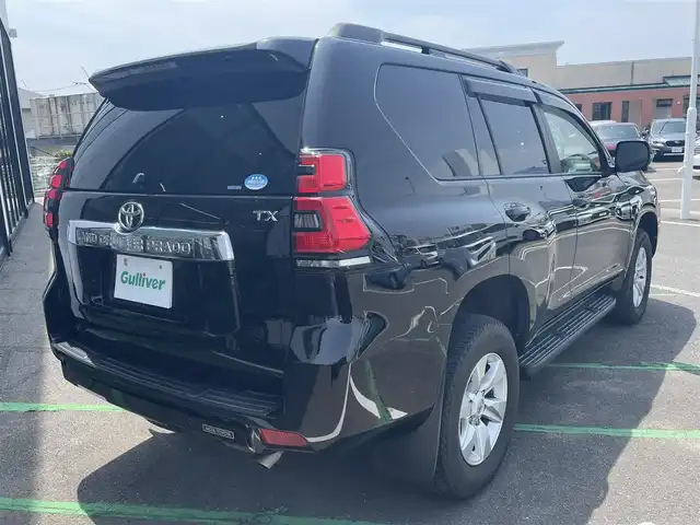 トヨタ ランドクルーザー プラド TX Lパッケージ 長崎県 2019(令1)年 4.6万km ブラック /ケンウッド9型ナビ/バックカメラ/（FM/AM/CD/DVD/Bluetooth/フルセグTV）//アルパイン後席モニター//社外ドライブレコーダー//サンルーフ//ルーフレール//サイドステップ//LEDヘッドライト//純正17インチアルミ//トヨタセーフティセンス//クルーズコントロール//コーナーセンサー//スマートキー/スペアキー×１//プッシュスタート