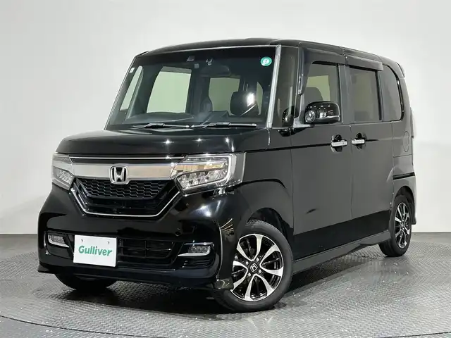 ホンダ Ｎ ＢＯＸ カスタム G EX ホンダセンシング 愛媛県 2020(令2)年 4.5万km クリスタルブラックパール ホンダセンシング/純正8インチSDナビ/フルセグTV/Bluetooth/DVD/片側パワースライドドア/レーダークルーズコントロール/ビルトインETC/前席シートヒーター/ステアリングスイッチ