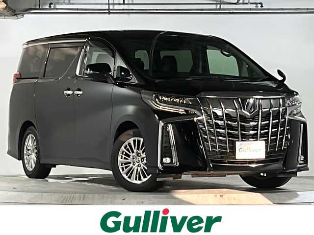 トヨタ アルファード S Cパッケージ 広島県 2020(令2)年 5.4万km ブラック 純正ナビ/（Bluetooth/CD/DVD/AppleCarPlay/AndroidAuto)/12.1型フリップダウンモニター/ビルドインETC2.0/バックカメラ/両側パワースライドドア/パワーシート（運転席/助手席）/シートヒーター（運転席/助手席）/エアシート（運転席/助手席）/レーダークルーズコントロール/プリクラッシュセーフティー/ブラインドスポットモニター/三眼LEDヘッドライト/フォグランプ/オートマチックハイビーム/純正17インチアルミホイール/純正フロアマット/純正ドアバイザー/デジタルインナーミラー