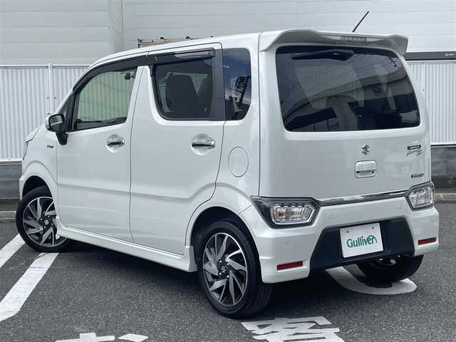 スズキ ワゴンＲ カスタムＺ HYBRID ZT 群馬県 2022(令4)年 3.2万km ピュアホワイトP 衝突軽減ブレーキシステム/レーンキープアシスト/レーダークルーズコントロール/純正メモリナビゲーション/（CD/DVD/SD/BT/フルセグTV）/バックカメラ/ナビ連動前後ドライブレコーダー/ETC/パドルシフト/ステアリングスイッチ/アイドリングストップ/クリアランスソナー/LEDヘッドライト/フォグランプ/オートライト/ドアバイザー/電格ミラー/純正フロアマット/純正15インチアルミホイール