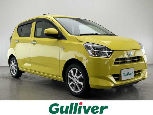 ダイハツ ミラ イース G SAⅢ 宮崎県 2021(令3)年 2.2万km レモンスカッシュクリスタルM 純正ナビ　/Ｂｌｕｅｔｏｏｔｈ/ＣＤ　/ＦＭ／ＡＭ/コーナセンサー/ドライブレコーダー/衝突被害軽減ブレーキシステム　/横滑り防止機能　/オートライト　/オートハイビーム/スペアキー　/プッシュスタート　/電動格納ミラー