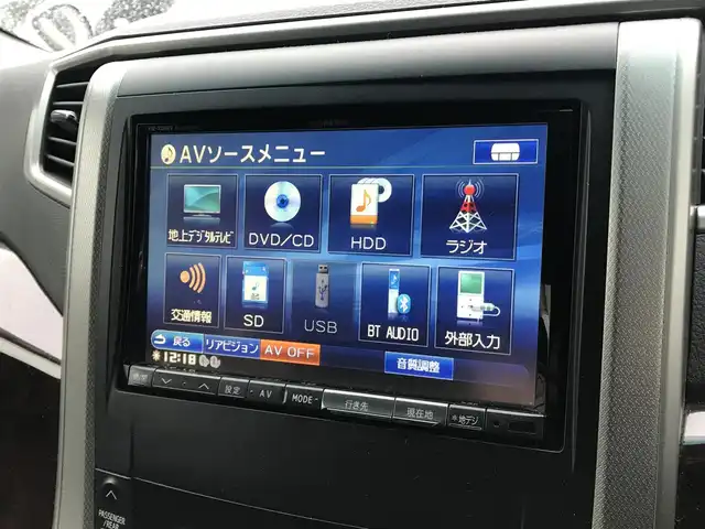 トヨタ ヴェルファイア 2．4Z 富山県 2012(平24)年 7.3万km ホワイトパールクリスタルシャイン 純正HDDナビ/バックカメラ/フリップダウンモニター/ウィンカーミラー/アイドリングストップ/プッシュスタート/両側パワースライドドア/ETC