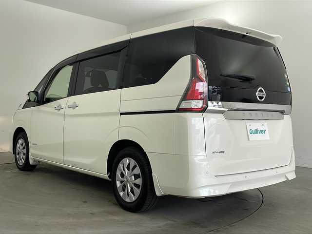 日産 セレナ X VセレクションⅡ 兵庫県 2019(平31)年 3.1万km ブリリアントホワイトパール 【・エマージェンシーブレーキ/・車線逸脱警報/・速度標識表示/・道路標識表示/・フロントリアソナー/・ふらつき警報/・純正9インチナビ＆フルセグ＆BT＆DVD＆BD/・アラウンドビューモニター/・両側パワースライドドア/・オートマチックハイビーム/・ステアリングスイッチ/・アイドリングストップ/・パーキングアシスト/・フロアマット/・ハロゲンライト/・オートライト/・純正前ドライブレコーダー/・2列目サンシェード/・後席エアコン/・ドアバイザー/・スマートキー/・スペアキー/・プッシュスタート