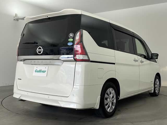 日産 セレナ X VセレクションⅡ 兵庫県 2019(平31)年 3.1万km ブリリアントホワイトパール 【・エマージェンシーブレーキ/・車線逸脱警報/・速度標識表示/・道路標識表示/・フロントリアソナー/・ふらつき警報/・純正9インチナビ＆フルセグ＆BT＆DVD＆BD/・アラウンドビューモニター/・両側パワースライドドア/・オートマチックハイビーム/・ステアリングスイッチ/・アイドリングストップ/・パーキングアシスト/・フロアマット/・ハロゲンライト/・オートライト/・純正前ドライブレコーダー/・2列目サンシェード/・後席エアコン/・ドアバイザー/・スマートキー/・スペアキー/・プッシュスタート
