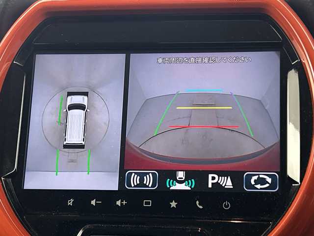 スズキ ハスラー HYBRID X 愛知県 2020(令2)年 5.4万km バーミリオンオレンジ/ガンメタリック2トーン メーカー９インチナビ/（フルセグTV/Bluetooth/ＡＭ/ＦＭ/ＵＳＢ）/全方位カメラ/スズキセーフティサポート/・衝突軽減ブレーキ/・レーンキープアシスト/・オートマチックハイビーム/・パーキングサポートブレーキ/ＥＴＣ/ドライブレコード/前席シートヒーター/アイドリングストップ/純正１５インチアルミホイール/スマートキー/プッシュスタート/ＬＥＤヘッドライト/フロントフォグランプ/横滑り防止装置/オートエアコン/純正フロアマット