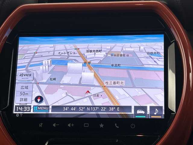 スズキ ハスラー HYBRID X 愛知県 2020(令2)年 5.4万km バーミリオンオレンジ/ガンメタリック2トーン メーカー９インチナビ/（フルセグTV/Bluetooth/ＡＭ/ＦＭ/ＵＳＢ）/全方位カメラ/スズキセーフティサポート/・衝突軽減ブレーキ/・レーンキープアシスト/・オートマチックハイビーム/・パーキングサポートブレーキ/ＥＴＣ/ドライブレコード/前席シートヒーター/アイドリングストップ/純正１５インチアルミホイール/スマートキー/プッシュスタート/ＬＥＤヘッドライト/フロントフォグランプ/横滑り防止装置/オートエアコン/純正フロアマット