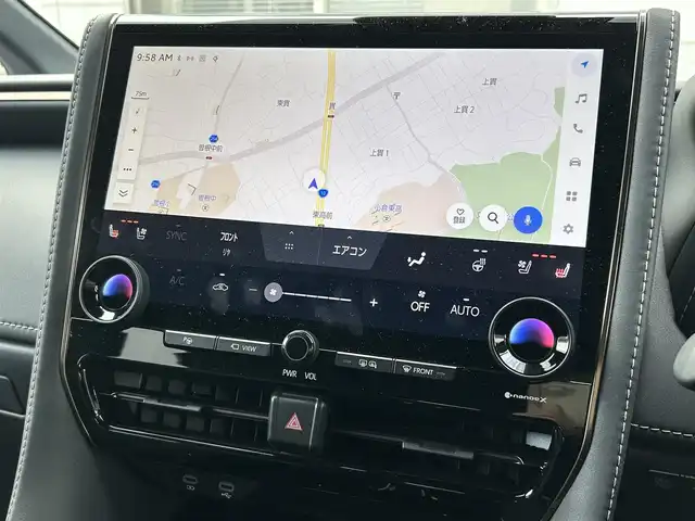 トヨタ アルファードハイブリット Z 福岡県 2024(令6)年 1.9万km プラチナホワイトパールマイカ ワンオーナー/左右独立ムーンルーフ（電動シェード付）/純正12.1インチフリップダウンモニター【V12T-R72C】/アドバンスドパーク/純正14インチコネクティッドナビ/　（Miracast/Bluetooth/フルセグTV/ナビ有）/フロント/サイド/バックカメラ/パノラミックビューモニター/トヨタセーフティーセンス/・・プリクラッシュセーフティ/・レーンディバーチャーアラート/・レーダークルーズコントロール/・レーンチェンジアシスト/・ロードサインアシスト/・プロアクティブドライビングアシスト/・フロント/リアトラフィックアラート/・ブラインドスポッドモニター/・安心降車アシスト/・後方車両接近告知/・パーキングサポートブレーキ/・クリアランスソナー/・リアカメラディテクション/オートマチックハイビーム/AC100V/純正18インチAW/両側パワースライドドア/パワーバックドア/黒色レザーシート/シートメモリ（D席）/パワーシート（D/N/）/シートヒーター/エアシート（D/N/2列目）/ステアリングヒーター/ビルトインETC2.0/デジタルインナーミラー/後席サンシェード/スペアキー×1/保証書