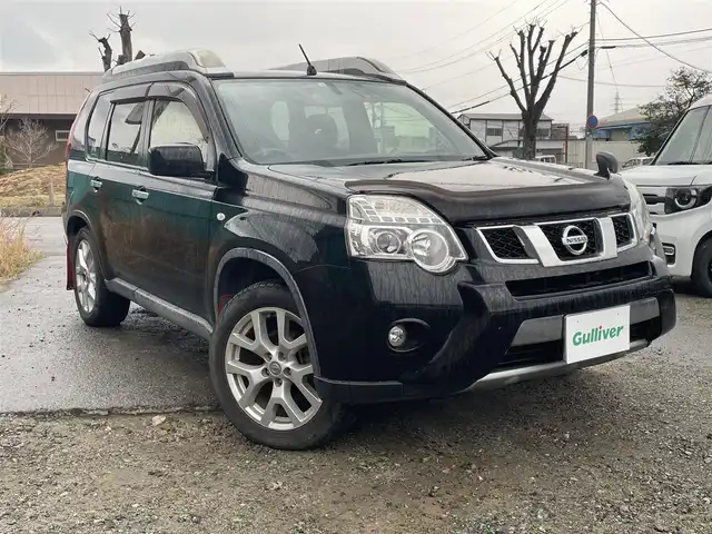 日産 エクストレイル 20Xt 福岡県 2012(平24)年 10.1万km ダイヤモンドブラック 社外7型メモリナビ/（フルセグTV/CD/DVD/BT）/バックモニター/シートヒーター/リアシートヒーター/ETC/前後ドラレコ/ETC/防水シート/純正HIDヘッドライト/フォグランプ