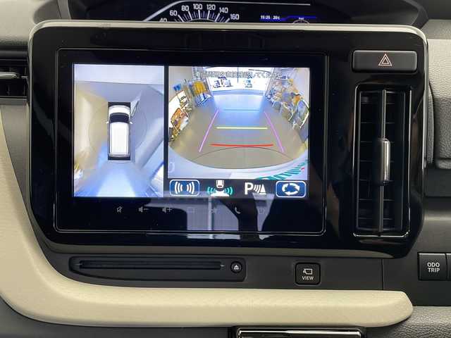 スズキ ソリオ HV MZ 長野県 2023(令5)年 2.4万km ピュアホワイトP 4WD/純正ナビ　/（フルセグ/Bluetooth/CD/DVD/アップルカープレイ/アンドロイドオート）/全方位モニター/両側電動スライドドア/ETC/デュアルブレーキサポート/レーンキープアシスト/レーダークルーズコントロール/コーナーセンサー/LEDヘッドライト/LEDフォグランプ/ヘッドアップディスプレイオーディオ/後席サーキュレーター/スマートキー/スペアキー