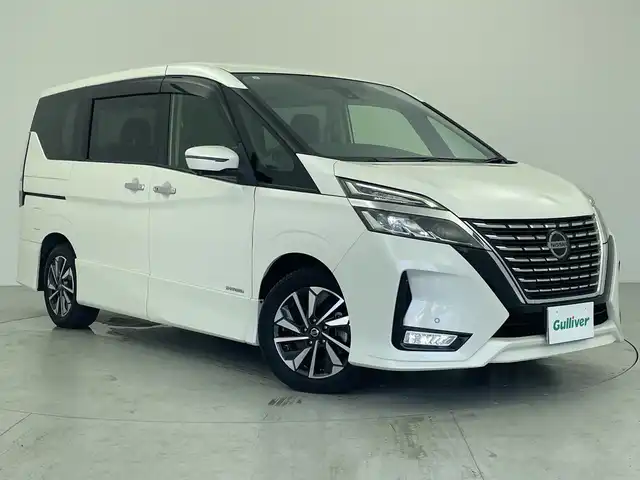 日産 セレナ ハイウェイスター V 愛知県 2021(令3)年 5.7万km ブリリアントホワイトパール プロパイロット/デジタルインナーミラー/純正ナビ/・Bluetooth/・CD/DVD/・フルセグテレビ/・SD音楽録音/アラウンドビューモニター/両側パワースライドドア/ブラインドスポットモニター/衝突軽減ブレーキ/レーンキープアシスト/オートマチックハイビーム/前後コーナーセンサー/レーダークルーズコントロール/前方ドライブレコーダー/ETC/LEDヘッドライト