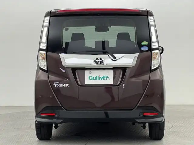 トヨタ タンク カスタムG 新潟県 2019(平31)年 3.9万km プラムブラウンパールクリスタルシャイン ４WD/衝突被害軽減ブレーキ/純正７インチナビ/　（TV/BT/CD/AUX/AM/FM）/バックカメラ/両側パワースライドドア/クルーズコントロール/LEDヘッドライト/シートヒーター/純正14インチアルミホイール/ステアリングスイッチ/アイドリングストップ/スマートキー/ETC